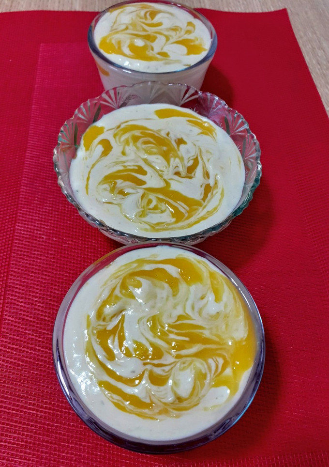 Una foto de Postre de mango