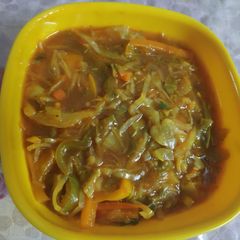 Tibetian Thukpa soup A picture of Tibetian Thukpa soup.