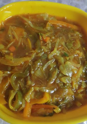 A picture of Tibetian Thukpa soup.