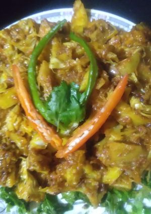 कटहल की सब्जी (kathal ki sabji recipe in Hindi) रेसिपी मुख्य फोटो