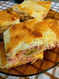 Torta de Jamón, Lomito Ahumado y Mozzarella