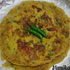 A picture of Leftover dal chilla.
