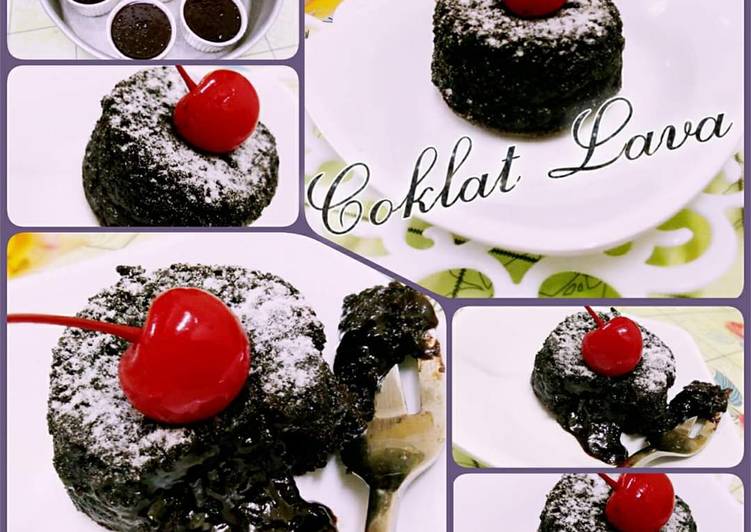 Resepi Coklat Lava yang Cepat