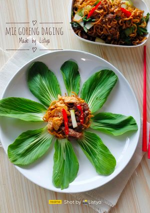 Foto resep Mie goreng daging