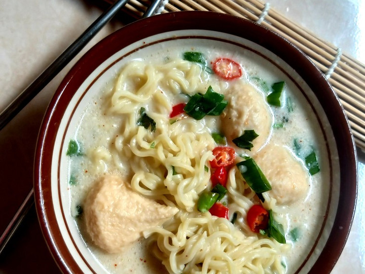 Resep: Mie instant kuah Mayonaise Wajib Dicoba