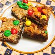 M&Ms fudge cookies