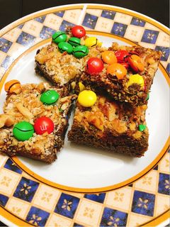 Φωτογραφία της συνταγής M&Ms fudge cookies