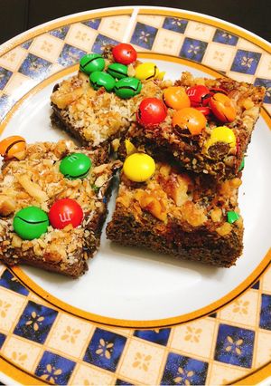 Φωτογραφία της συνταγής M&Ms fudge cookies