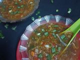 હોટ એન્ડ સોર સૂપ (Hot and Sour Soup Recipe In Gujarati)