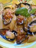 Pasta con Mejillones del Diablo