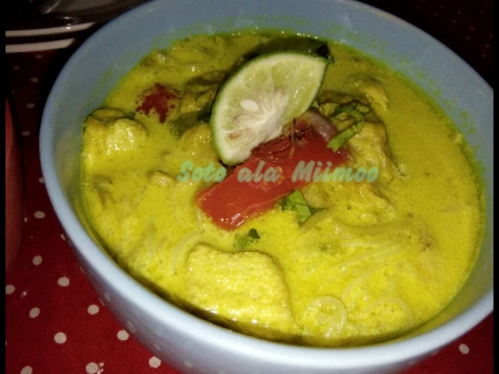 Langkah Gampang Membikin Resep Soto Mie Santan Kuning / Soto Medan yang Bisa Manjain Lidah Anti Ribet, Lezat