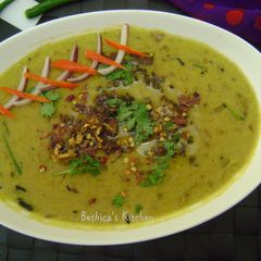 A picture of Shahi Moong Dal.