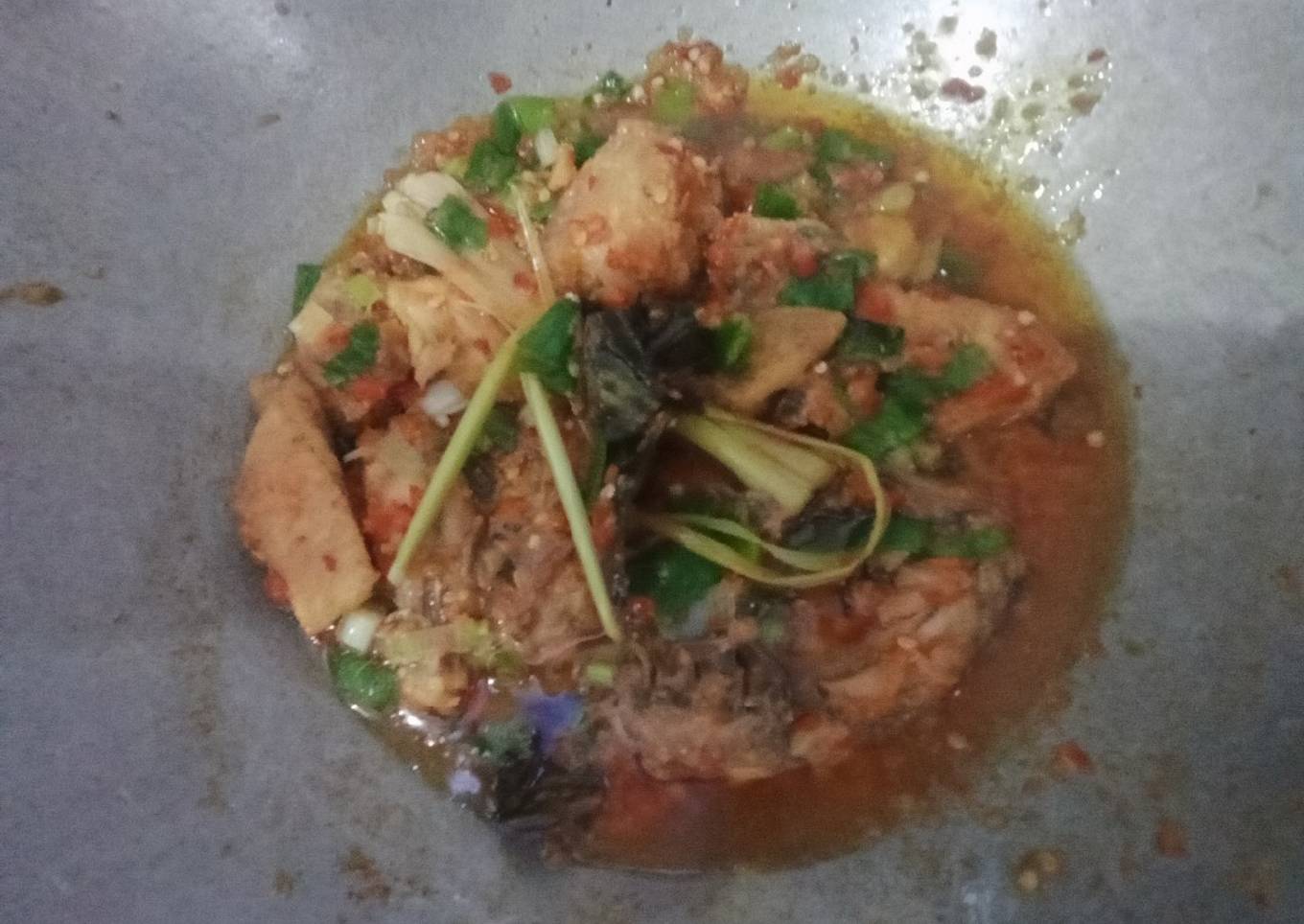 Ayam rica-rica daun bawang