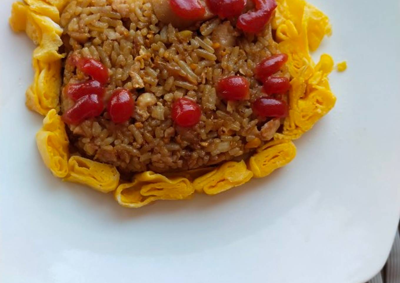 Nasi goreng sosis