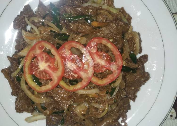 Daging sapi teriyaki rasa resto π€©
