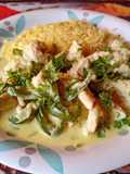 Strogonoff de pollo