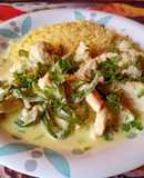 Strogonoff de pollo