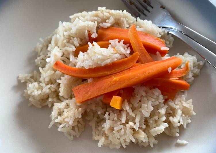 Ginger Rice dengan rice cooker ala jepang nih, buat yg bosen ama nasi putih