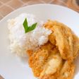 Ketan kelapa & Pisang goreng