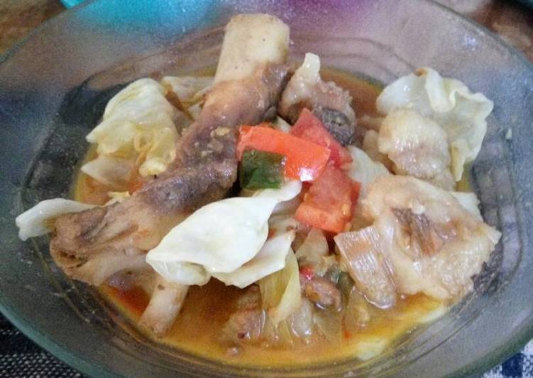 kaidah buat Tongseng Apa Adanya yang sedap