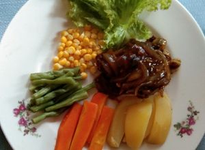Foto resep Steak ayam kalkun lada hitam
