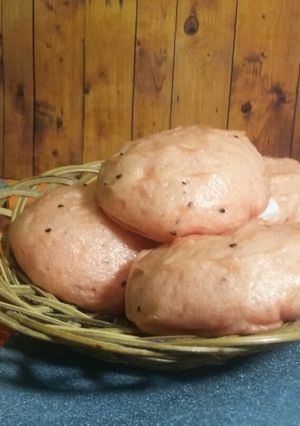Foto resep Bakpao Buah Naga