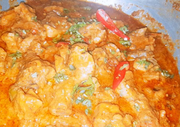 Dahba style chicken karhi