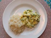 Una foto de ensalada de legumbres