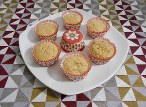 Una foto de Muffins de blueberries y almendras sin gluten