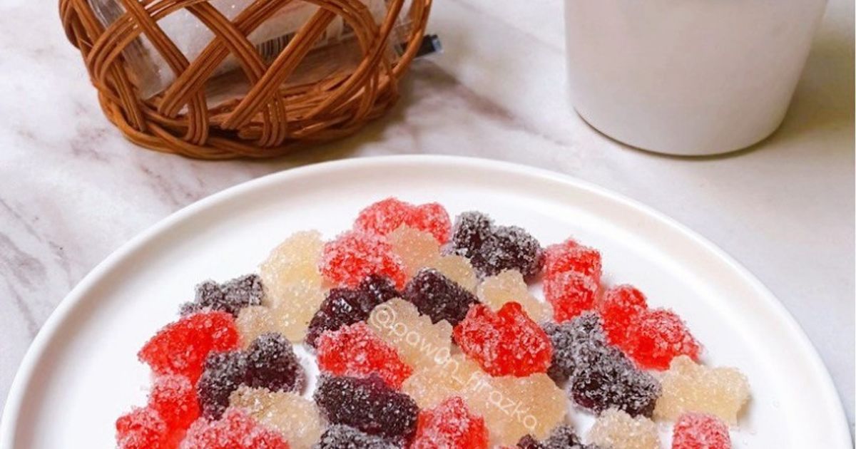 Resep gummy candy rumahan enak dan mudah - Cookpad