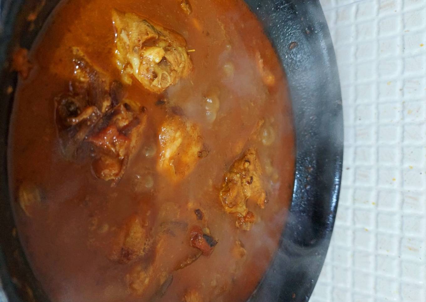 Rustic chicken curry
