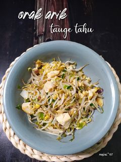 Foto resep Orak arik toge tahu