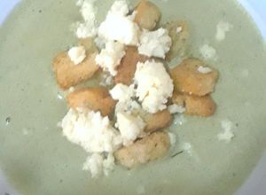 Una foto de Crema de Chile Poblano