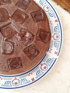 Una foto de Brownie de chocolate