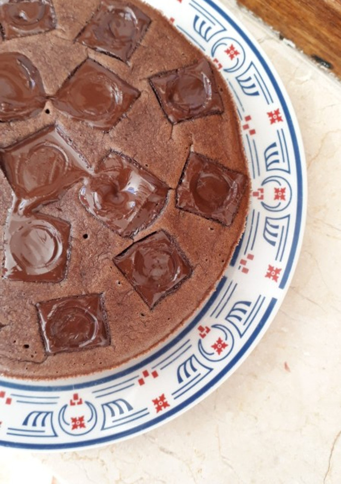 Una foto de Brownie de chocolate