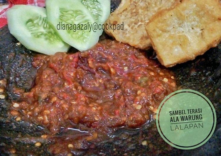 Sambel Terasi ala 'warung lalapan'