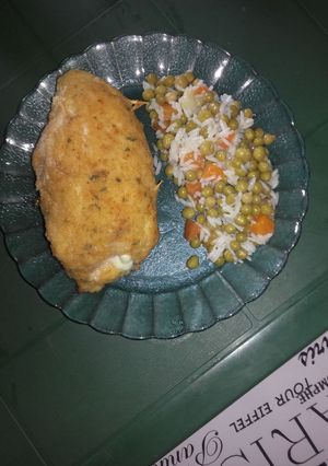 Una foto de Pechugas rellenas de jamón y queso