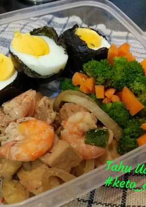 Foto resep Tahu Udang Teriyaki #ketopad_cp_bento