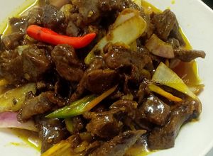 Gambar Daging goreng black pepper
