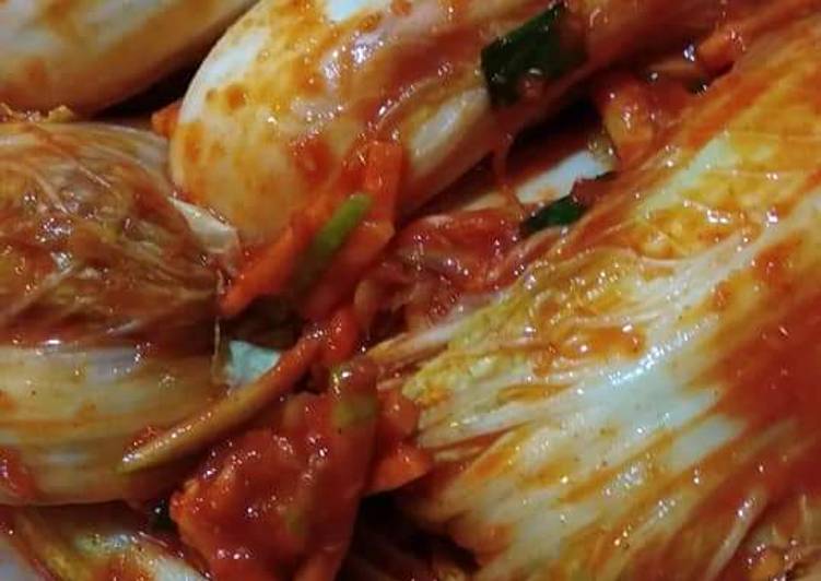 Langkah Mudah untuk Menyiapkan Easy Kimchi yang Enak Banget