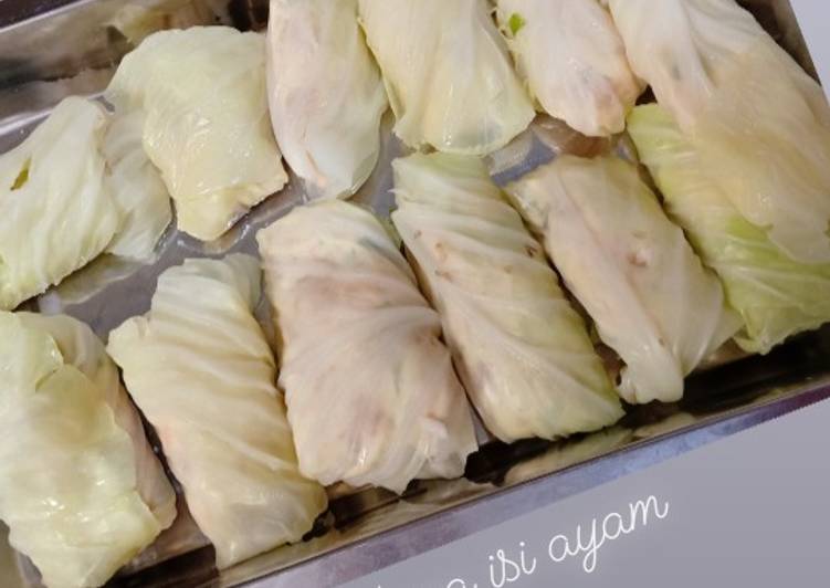 Resep Kol Gulung isi Ayam, Menggugah Selera