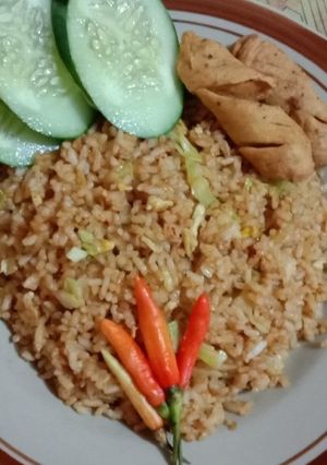 Foto resep Nasi goreng sederhana