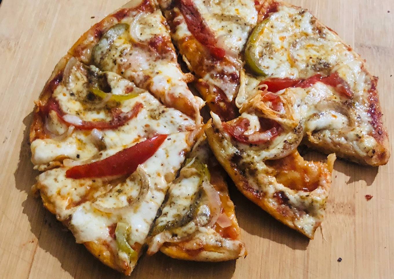 Italian pan pizza