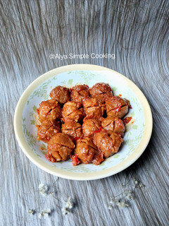Foto resep Pentol Bumbu Pedas Manis Simple