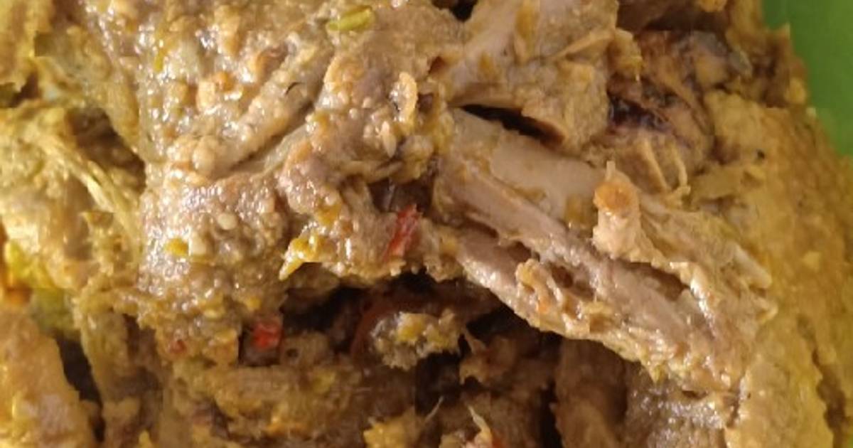 Resep Rica Mentok Entok Basor Pedas Empuk Tanpa Kecap Oleh Santi Astuti Cookpad