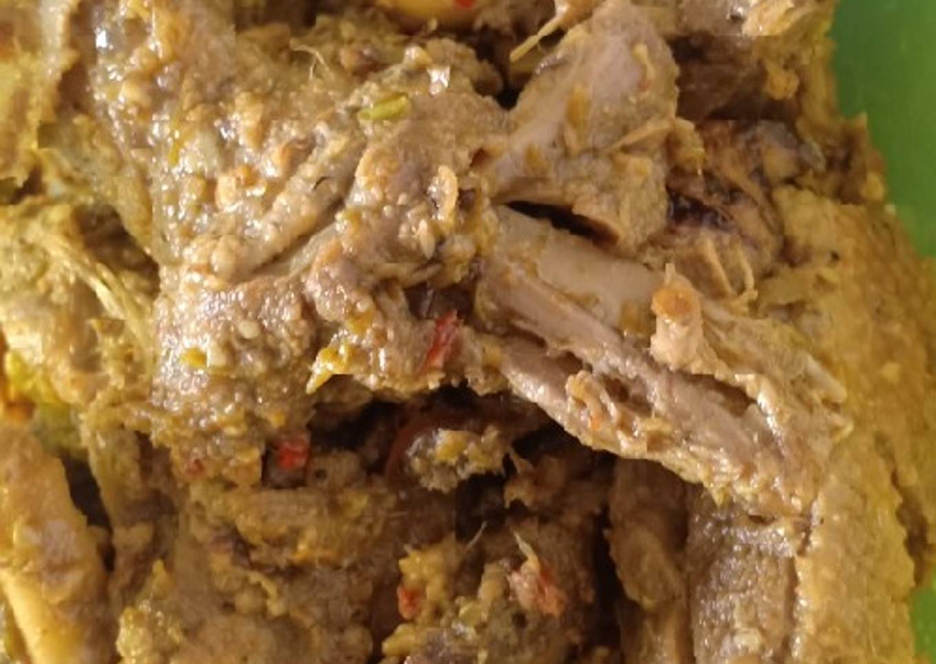 Rica" mentok (entok/basor) pedas,empuk, tanpa kecap