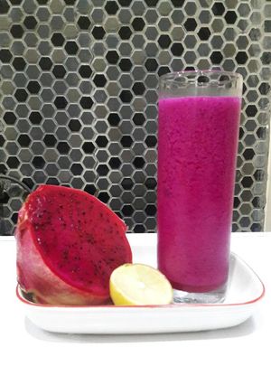 Foto resep Jus buah naga
