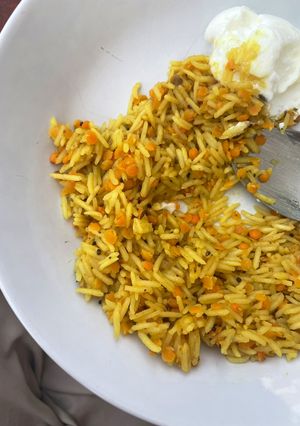 Kitchari mit roten Linsen Rezepthauptbild
