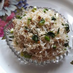 A picture of Burnt Garlic Rice.