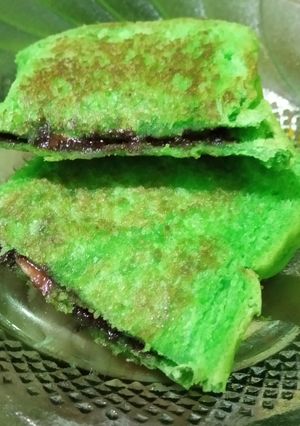 Foto resep Roti Pandan Bakar/Panggang Coklat Keju